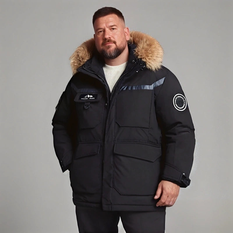 High-Quality White Goose Down Coat