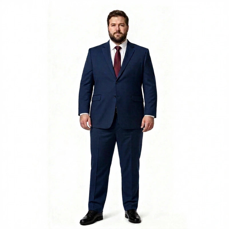 Double-Button Premium Fabric Suit Set (Jacket + Pants)
