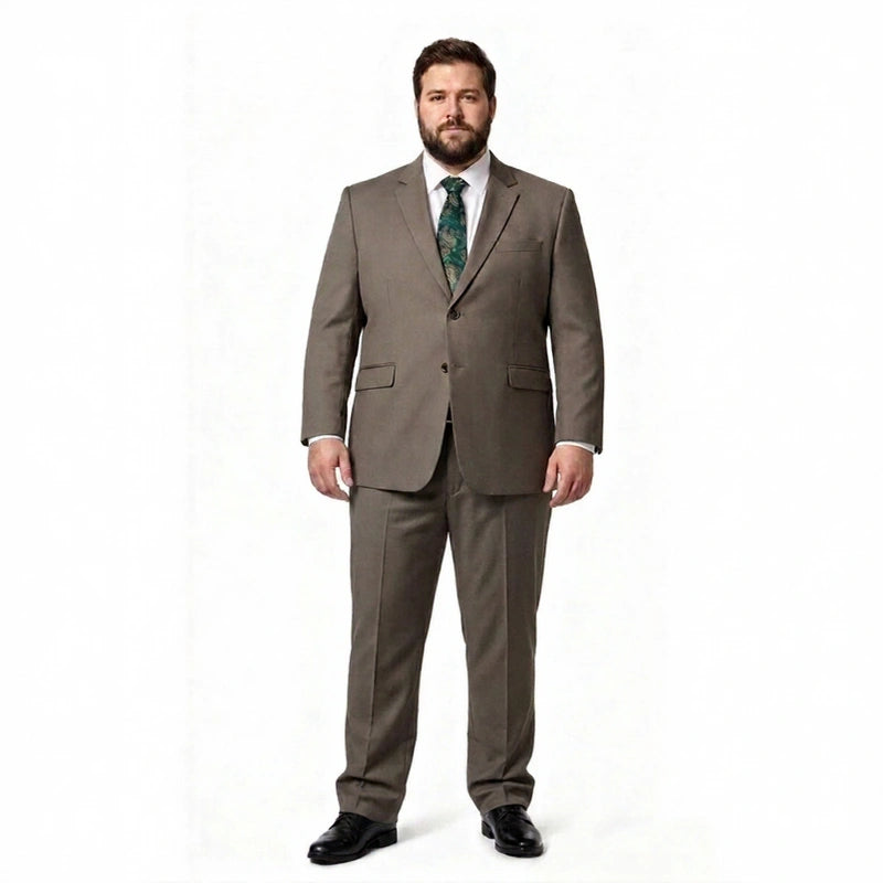Double-Button Premium Fabric Suit Set (Jacket + Pants)