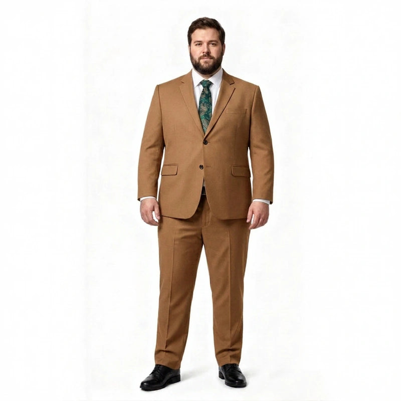 Double-Button Premium Fabric Suit Set (Jacket + Pants)
