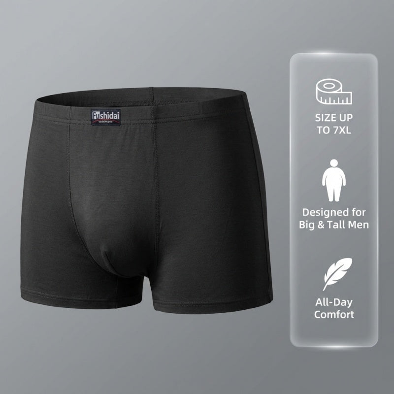 High-elasticity, breathable modal fabric boxer briefs 5-Pack