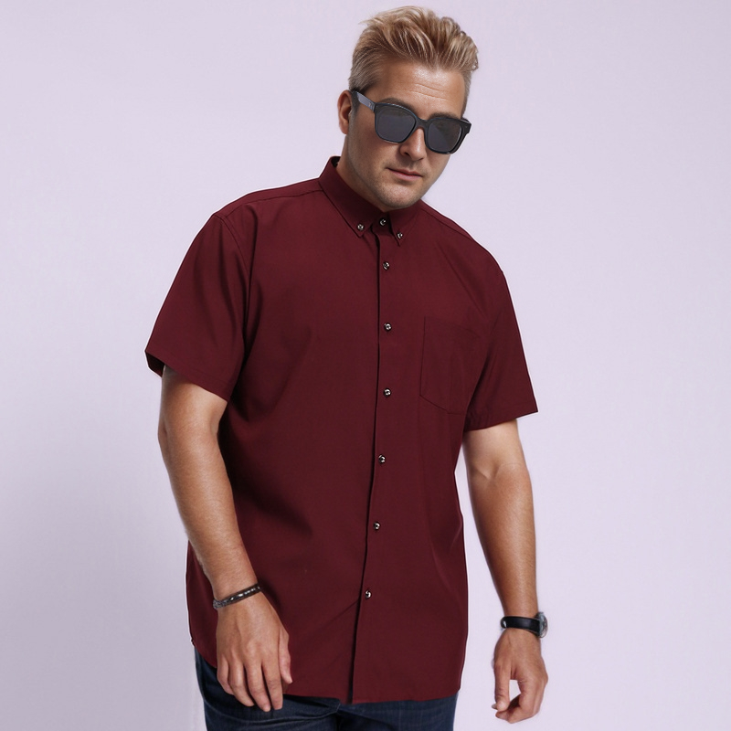 Short Sleeve Solid Color Shirt