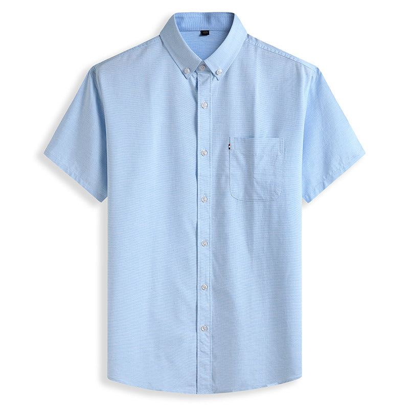 Short Sleeve Solid Color Shirt