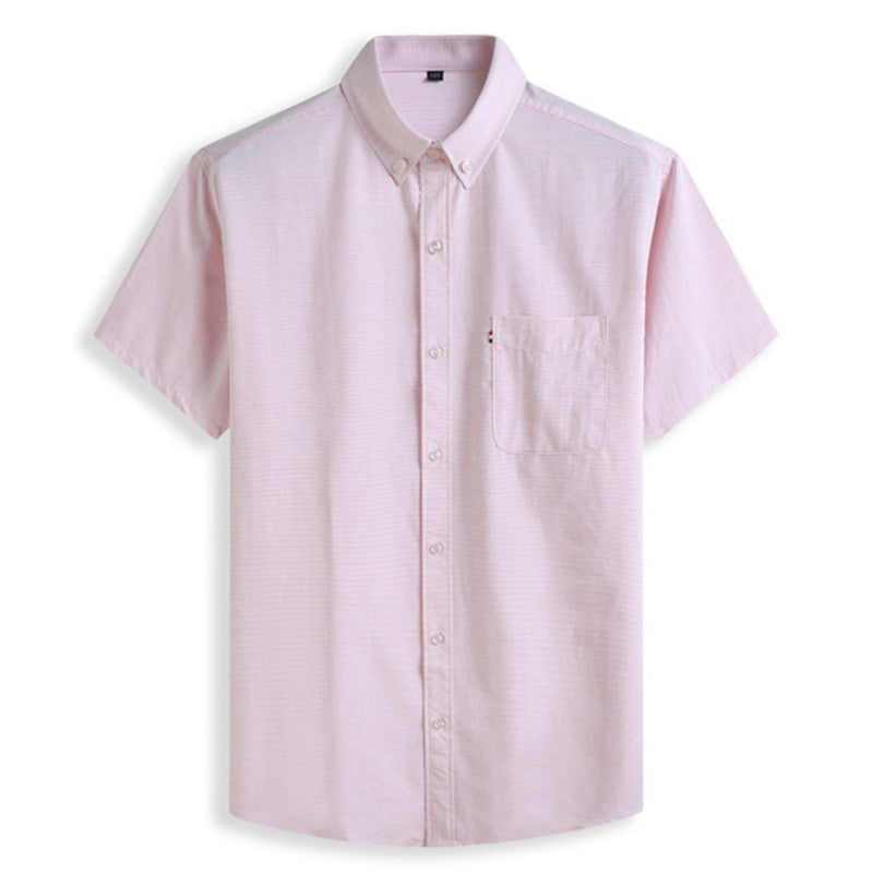 Short Sleeve Solid Color Shirt