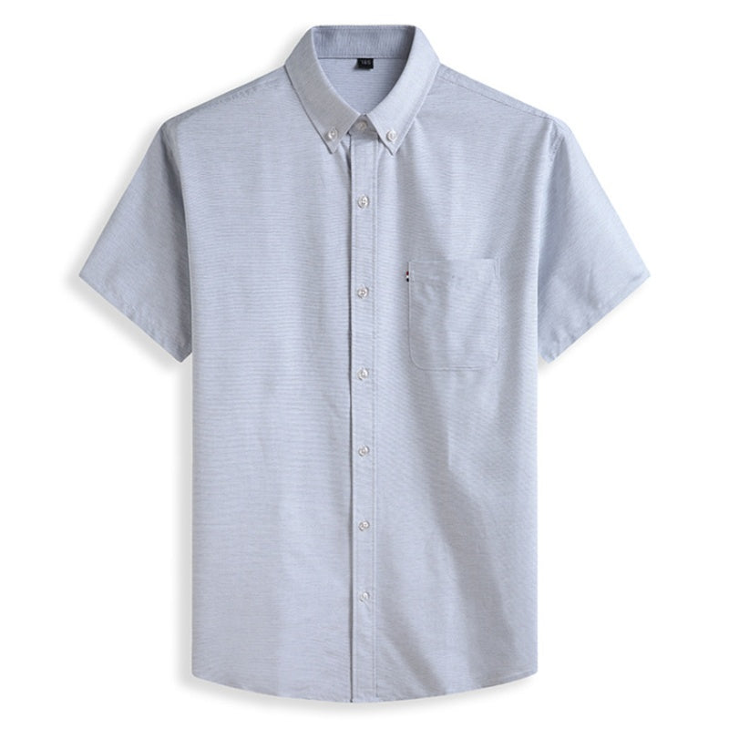 Short Sleeve Solid Color Shirt