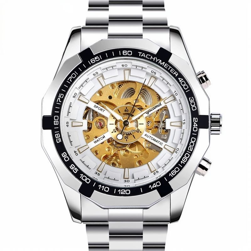 Premium Mechanical Steel Men's Fashion Watch