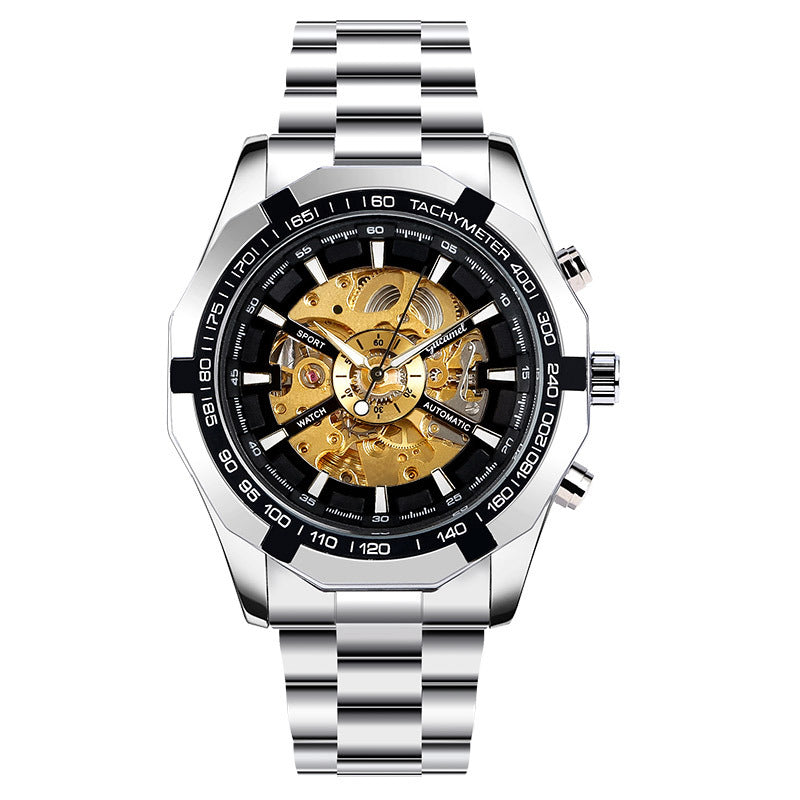 Premium Mechanical Steel Men's Fashion Watch
