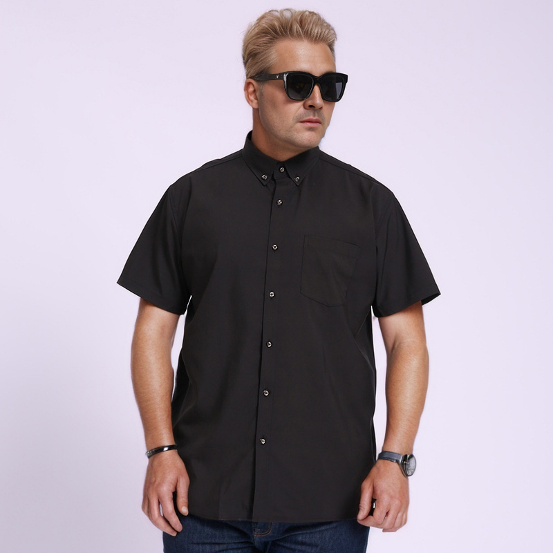 Short Sleeve Solid Color Shirt