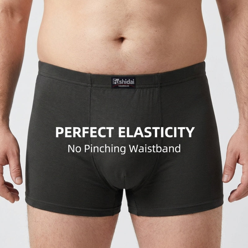 High-elasticity, breathable modal fabric boxer briefs 5-Pack